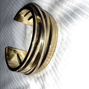 Gold cuff bracelet